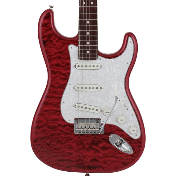 Fender 2024 Collection Made in Japan Hybrid II Stratocaster - Quilt Red Beryl