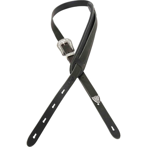 Levy's Leather 50's Style Padded Strap - Black
