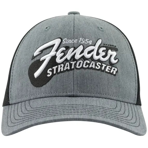 Fender Stratocaster Guitar Hat - Heather Grey