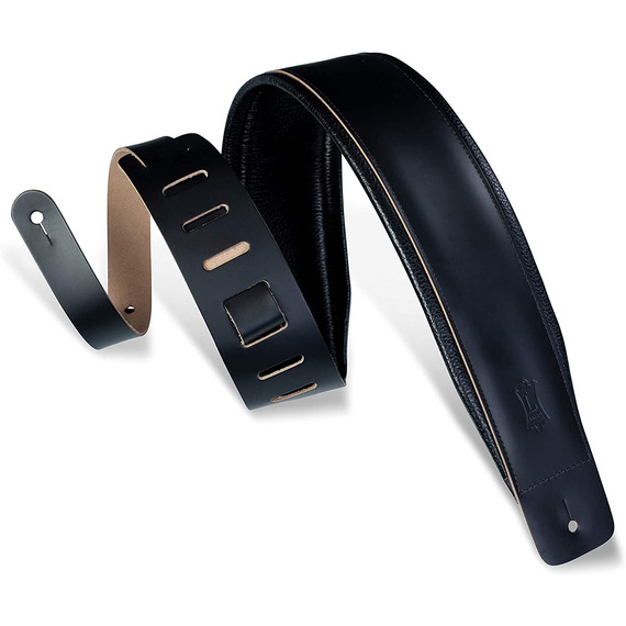 Levy's DM1PD Padded Leather Guitar Strap