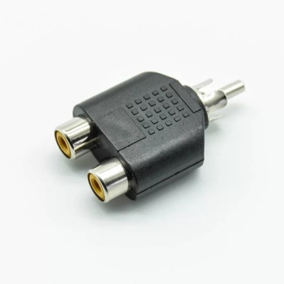 GigGear Male RCA - 2 Female RCA Adaptor