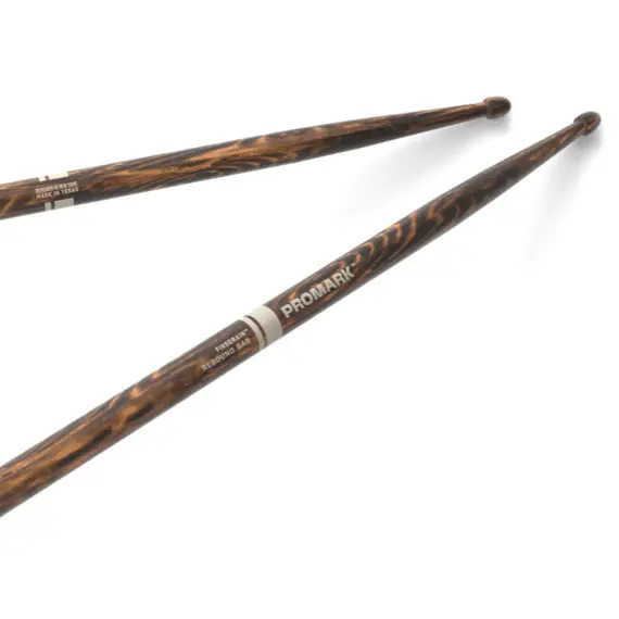Promark Rebound 5AB FireGrain Hickory Acorn Wood Tip Drumsticks