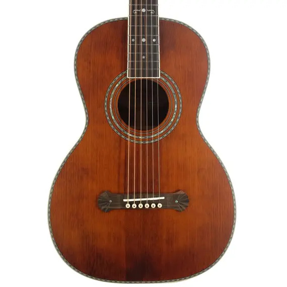 Washburn R310 Victorian Parlour Acoustic Guitar - Natural Antique Matte