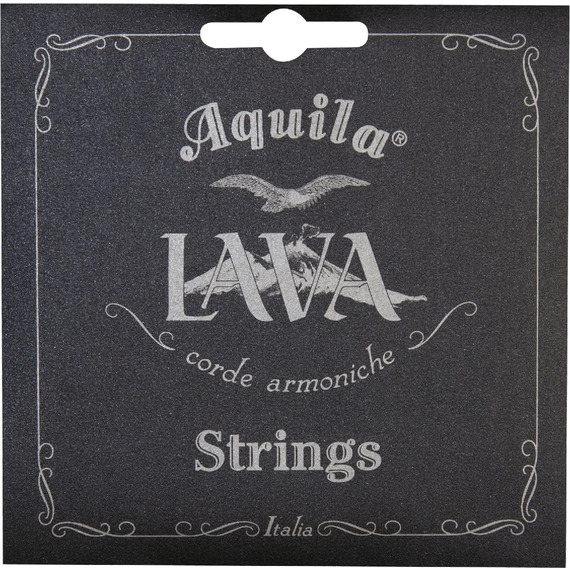 Aquila Lava SOPRANO Ukulele String Set - Black 110U