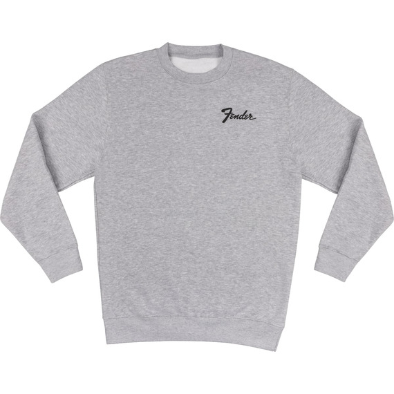 Fender SM Transition Logo Sweatshirt, Athletic Gray