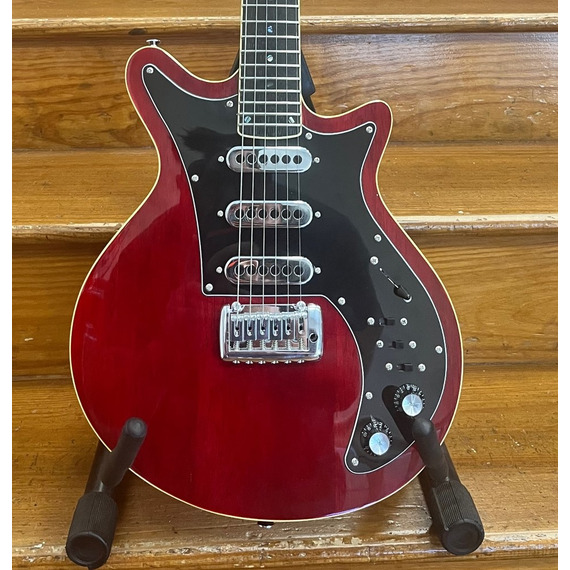 SECONDHAND Harley Benton BM-75 Trans Red Deluxe Series