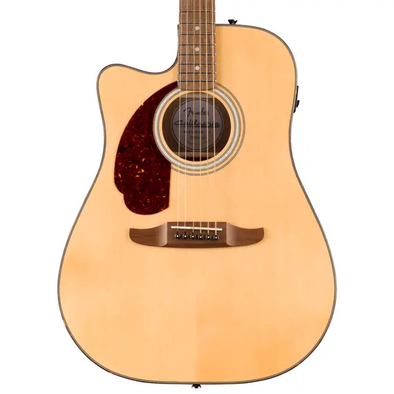 Fender California Deluxe Redondo CE Left-Handed Electro Acoustic Guitar - Natural