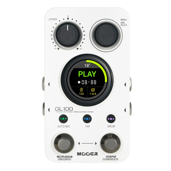 Mooer GL100 Loop Pedal with Phrase Looping and Drum Machine