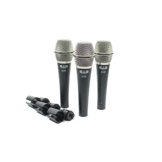 CAD Audio D38X3 3-Pack of D38 Supercardioid Dynamic Microphone