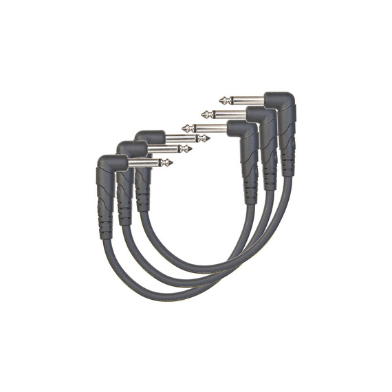 D'addario 6" Classic Series 1/4" Patch Cable - 3-Pack
