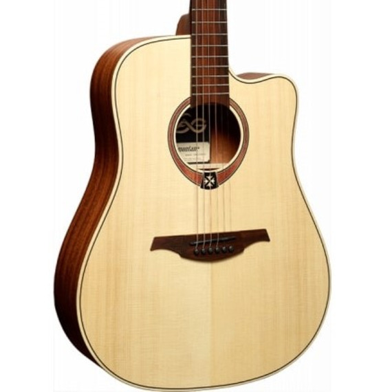 LAG T70DCNAT Tramontane Dreadnought Cutaway Acoustic 