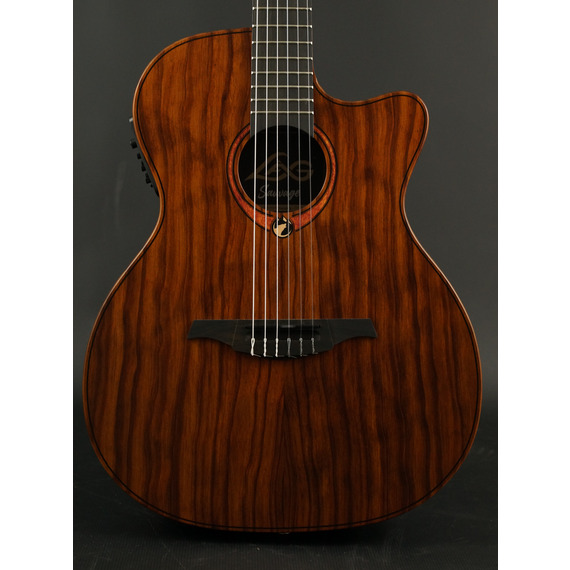 Lag Sauvage Nylon Auditorium SLIM Electro Acoustic inc Gig Bag