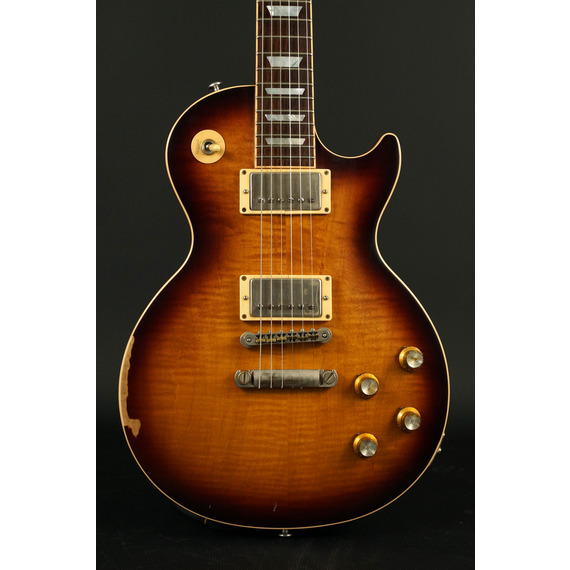 SECONDHAND Gibson 2015 Les Paul Less + Desert Burst (Custom Relic by 2129)