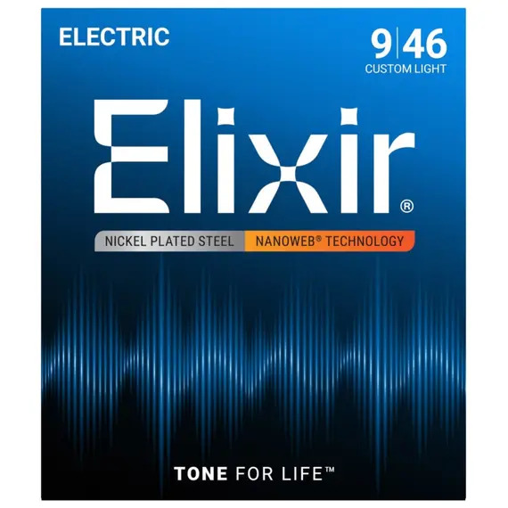 Elixir Nano Web Electric Custom Light 9-46