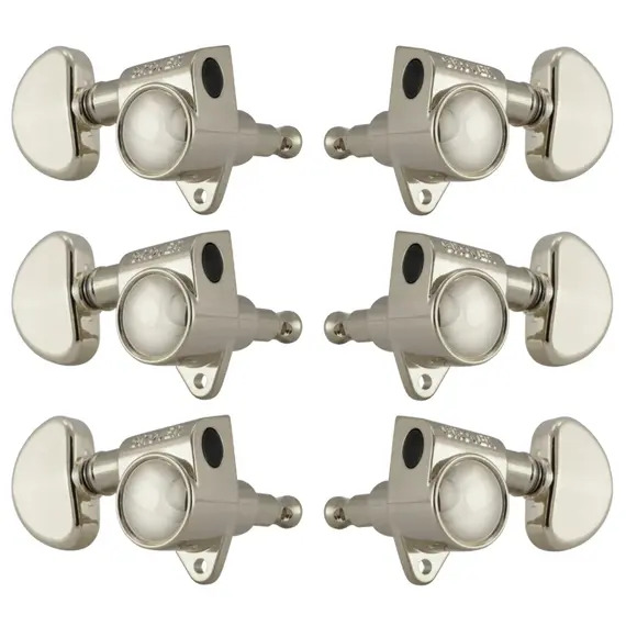 Grover Rotomatics Machine Heads 18:1 Gear Ratio 102-18 Series Machine Heads Set 3+3 Nickle