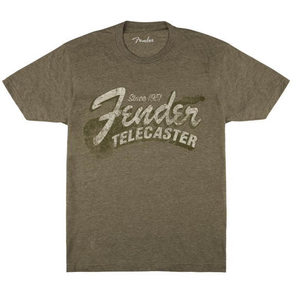 Fender Since 1951 Telecaster T-Shirt, Military Heather Green