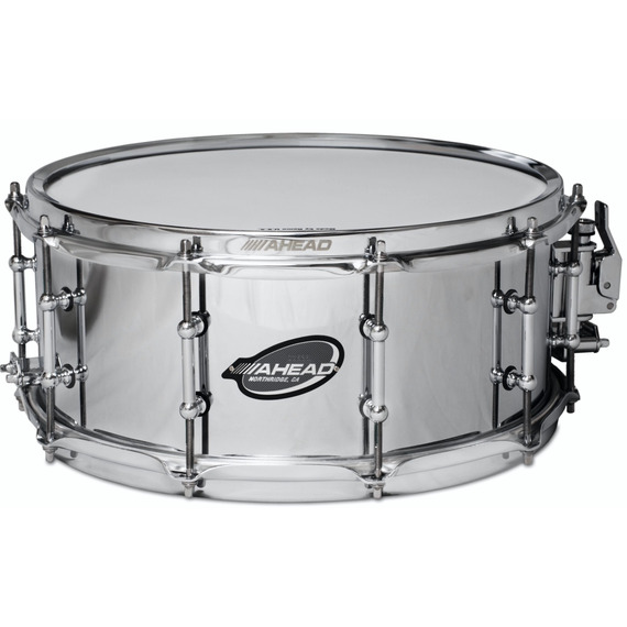 Ahead Chrome on Brass Snare with Dunnett R4 Throw Off