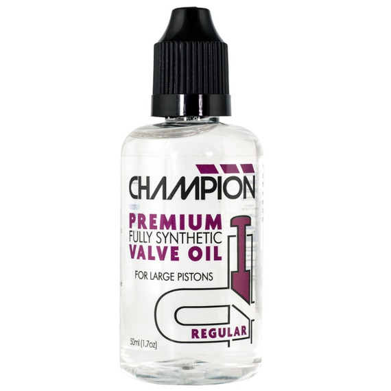 Champion Premium Fully Synthetic Valve Oil - Regular - 50ml Bottle