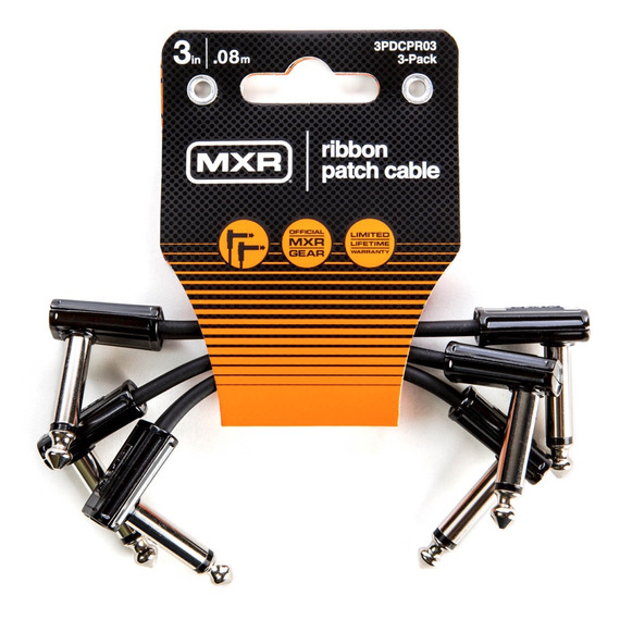 MXR Ribbon Patch Cable 3 Pack - 3"