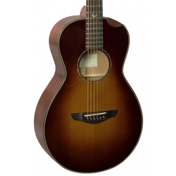 Faith Mercury Scoop Electro Parlour Acoustic - Classic Burst