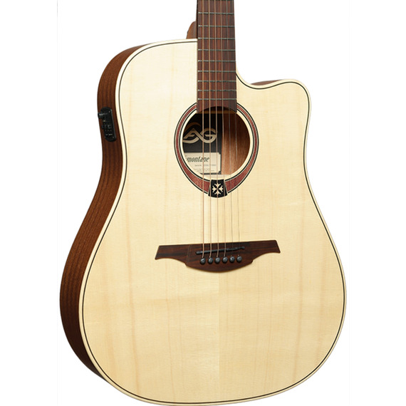 LAG T70DCENAT Tramontane Dreadnought Cutaway Electro-Acoustic 