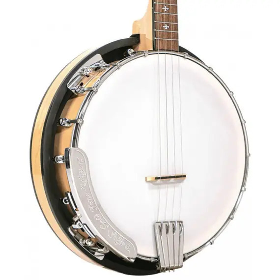 Gold Tone 4-String Cripple Creek Plectrum Resonator Banjo with Gig Bag