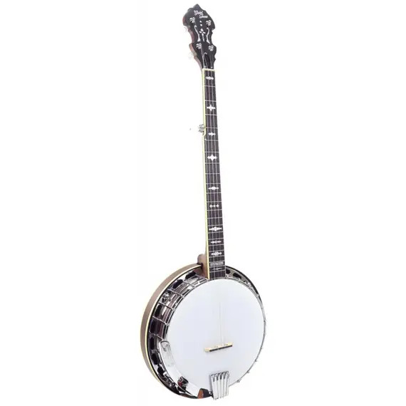 Gold Tone Wide Neck 5-String Orange Blossom Radiused Banjo with Hard Case