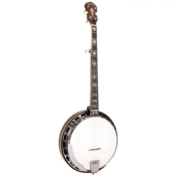 Gold Tone Lightweight 5-String Orange Blossom Radiused Banjo with Hard Case