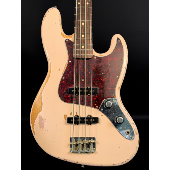 SECONDHAND Fender 2019 Road Worn Flea Signature Jazz Bass - Shell Pink