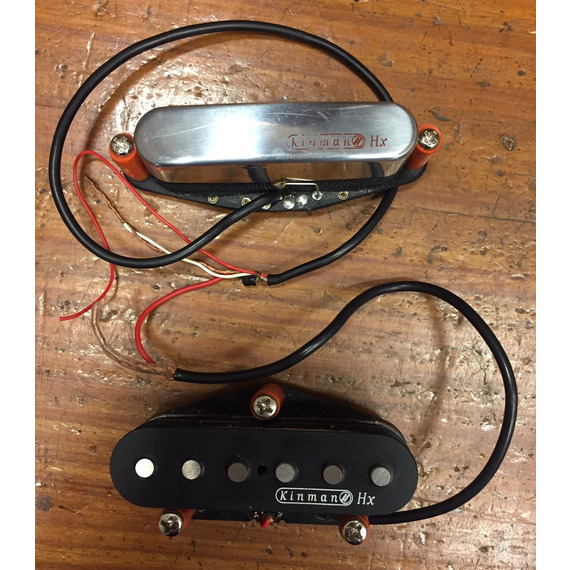 SECONDHAND Kinman Broadcaster Telecaster Noiseless pickup set (pair) -  GigGear