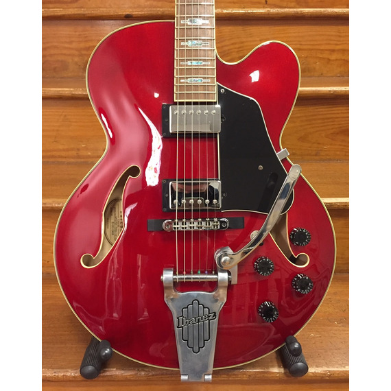 SECONDHAND Ibanez Artcore AFS75T - Trans Red, semi acoustic Guitar