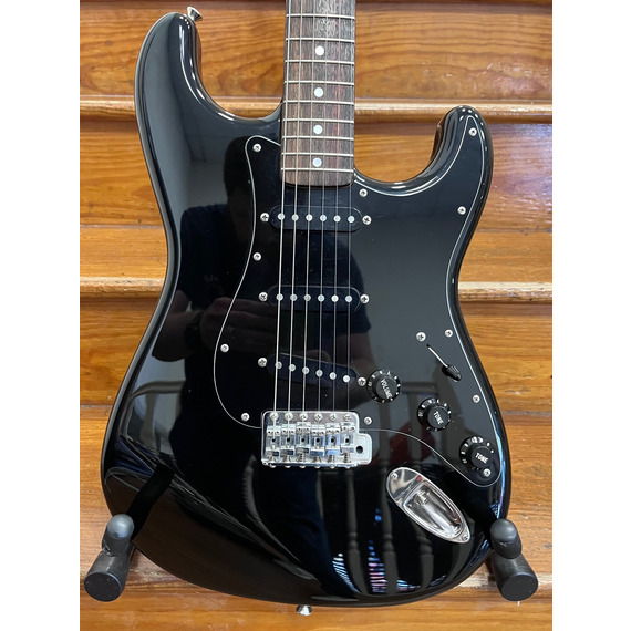 SECONDHAND Squier Stratocaster SQ Series Made in Japan (1983/84) inc Gig Bag - Black