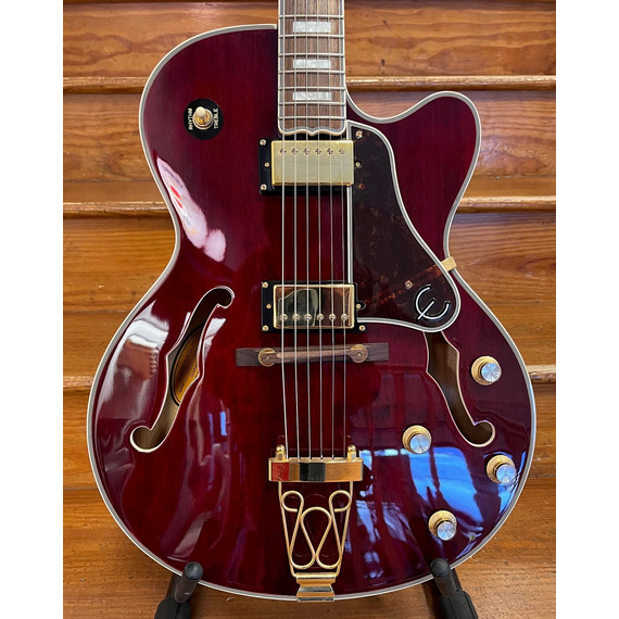 SECONDHAND Epiphone Emperor II Pro Joe Pass - Wine Red