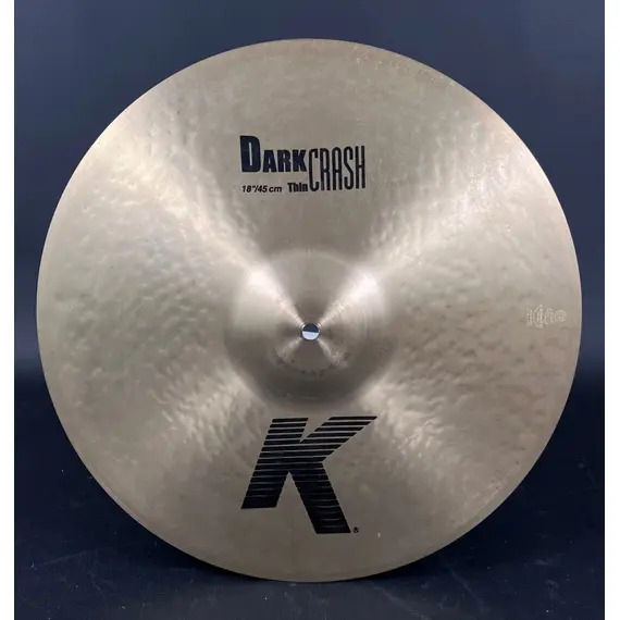 SECONDHAND Zildjian K 18" Thin Dark Crash Cymbal