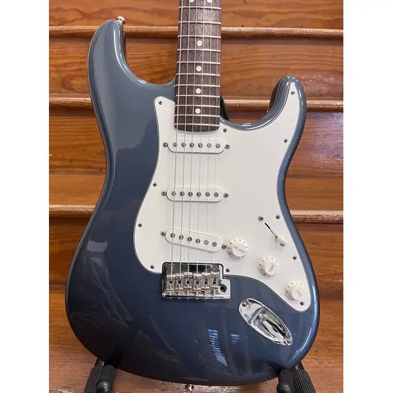 SECONDHAND Fender American Standard Stratocaster (2008) inc. Hardcase - Charcoal Frost Metallic 