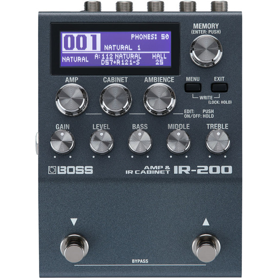 BOSS IR-200 Amp Modeller and Cabinet Impulse Response Pedal