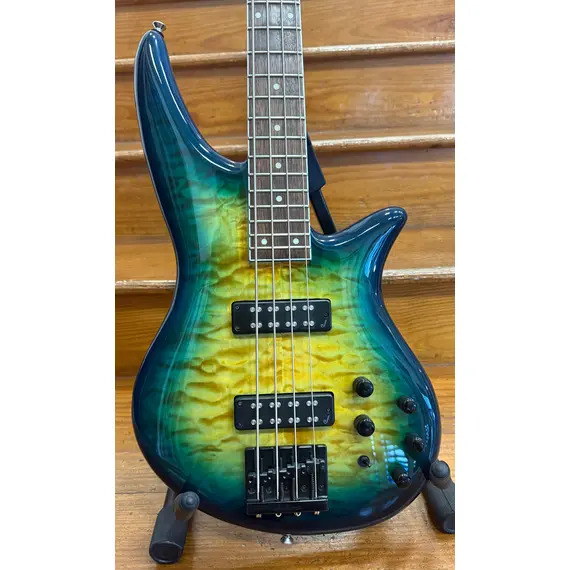 SECONDHAND Jackson X Series Spectra Bass SBXQ IV inc. Gig Bag - Amber Burst