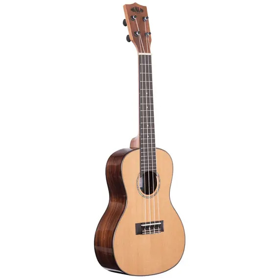 Kala KASCACC Solid Cedar Top Gloss Acacia Concert Ukulele