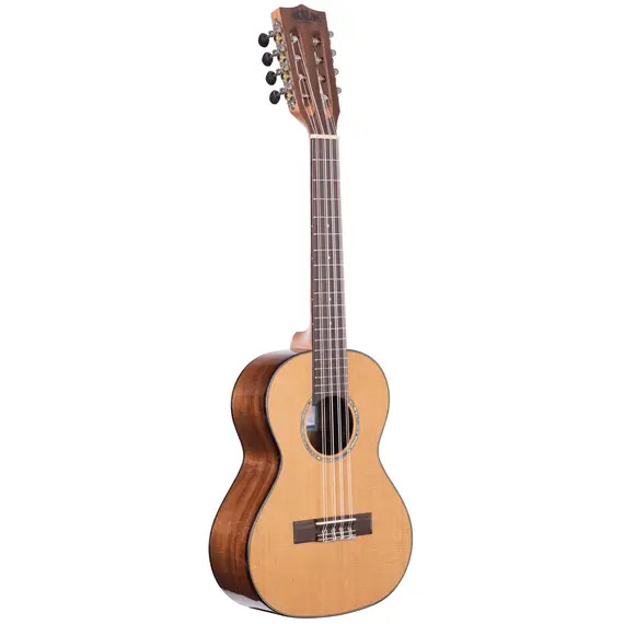 Kala KASCACT8 Solid Cedar Top Gloss Acacia Tenor Ukulele - 8 String