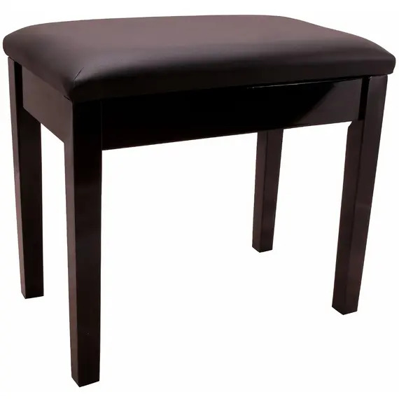 Montford MFPB01BK Piano Bench with Storage - Black