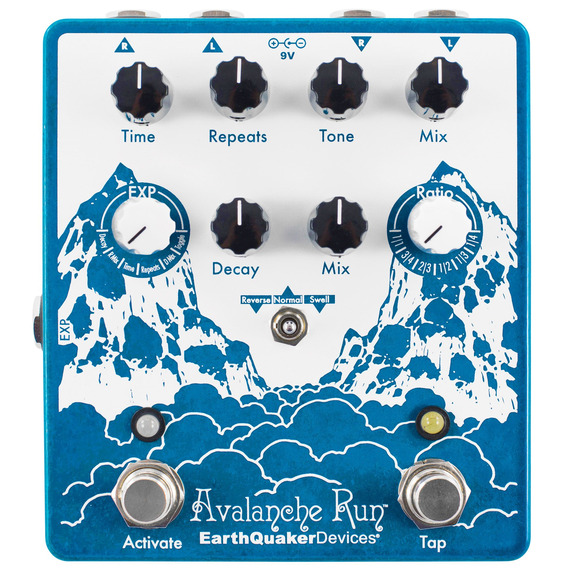 Earthquaker Devices Avalanche Run V2 Stereo Reverb & Delay Pedal