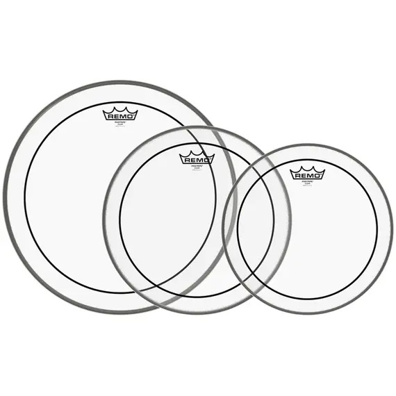 Remo Pinstripe Clear Tom Pack 12" / 13" / 16"