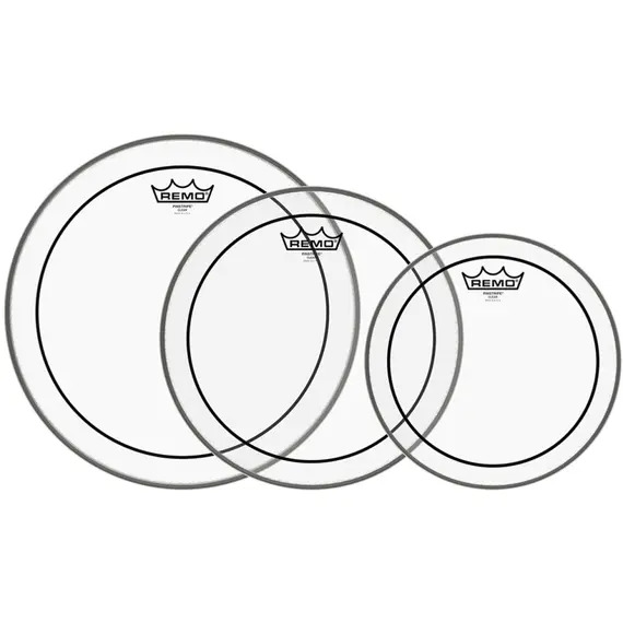 Remo Pinstripe Clear Tom Pack 10" / 12" / 14"