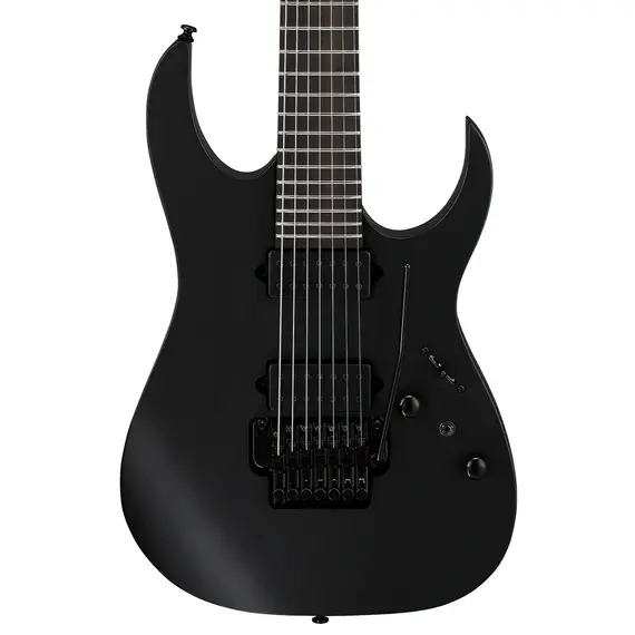 Ibanez RGRB720 RG Iron Label Reverse Headstock 7-String Electric Guitar - Black Flat 