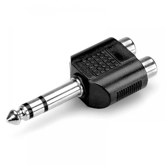GigGear Large Stereo Male Jack - 2 Female RCA Adapter