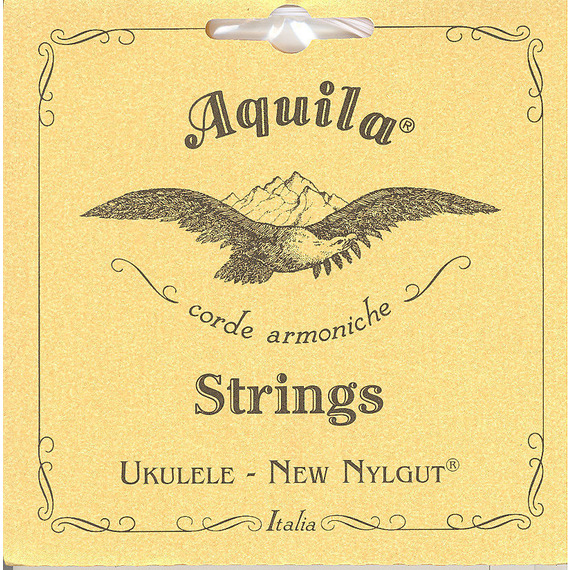 Aquila Nylgut Ukulele String Set - Baritone DGBE Tuning with 2 Wound Strings (21U)