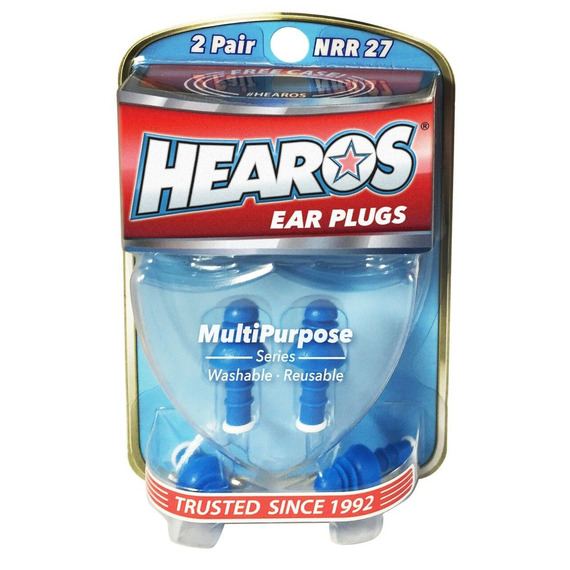 Hearos MultiPurpose Ear Plugs - 2 Pairs
