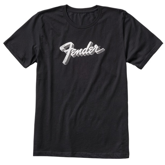 Fender T-Shirt - 3D Logo / Black 