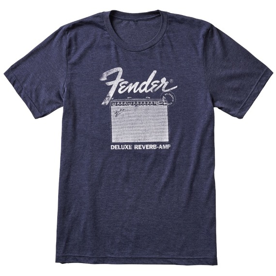 Fender T-Shirt - Deluxe Reverb / Blue 