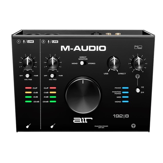 M-Audio AIR 192|8 - 2 In 4 Out USB Audio Interface w/MIDI